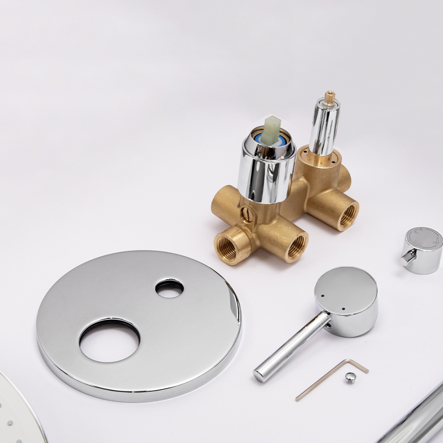 Душевой комплект AVS Slimmer 4в1 хром Душевой комплект AVS Slimmer 4в1 хром