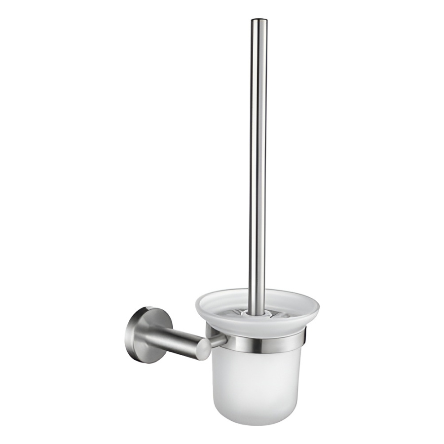 Набор Accoona 121 нержавеющая сталь Бумагодержатель закрытый+Ершик+Крючок двойной Набор Accoona 121 нержавеющая сталь Бумагодержатель закрытый+Ершик+Крючок двойной