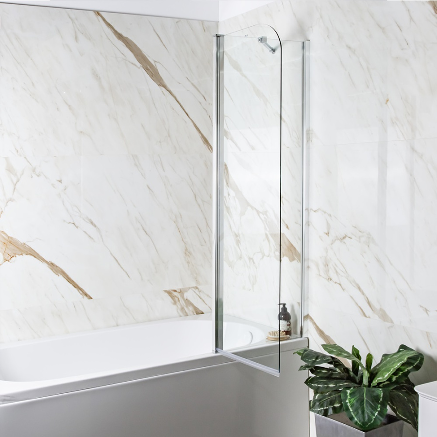 Шторка на ванну AVS Асти Дуо 100 правая профиль хром, прозрачное стекло Шторка на ванну AVS Асти Дуо 100 правая профиль хром, прозрачное стекло