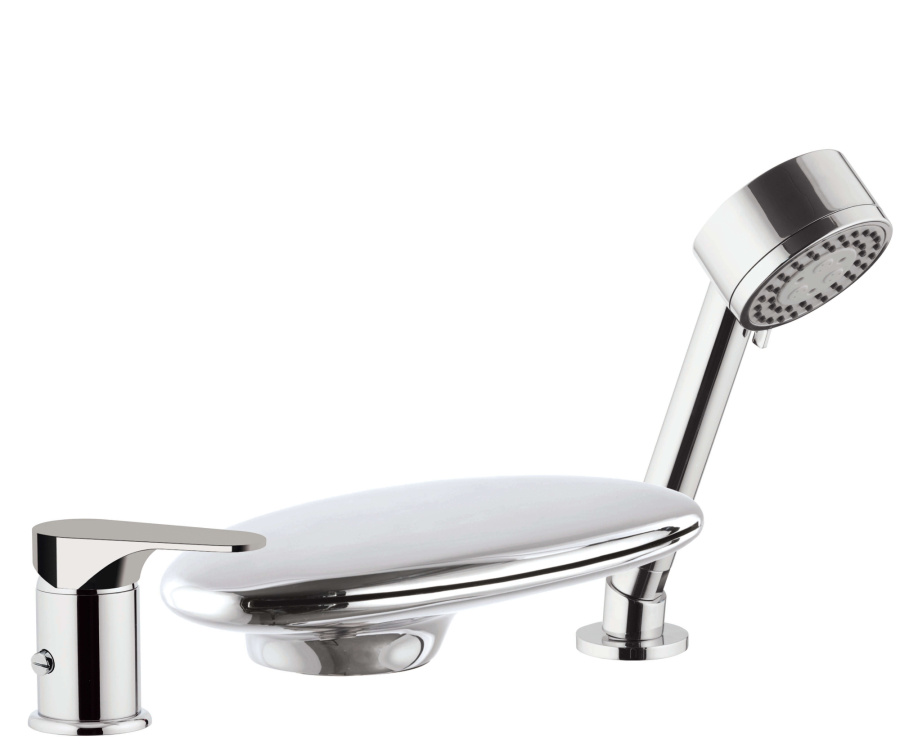 Смеситель на борт ванны Remer Class Line L07UF хром