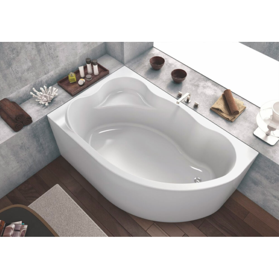 Акриловая ванна Kolpa-San Amadis 160х100 белая, с каркасом и экраном