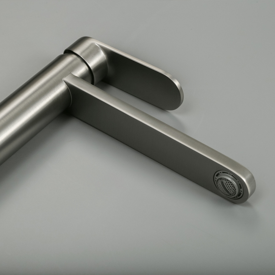 Смеситель для раковины AVS Beauty высокий, оружейная сталь Смеситель для раковины AVS Beauty высокий, оружейная сталь