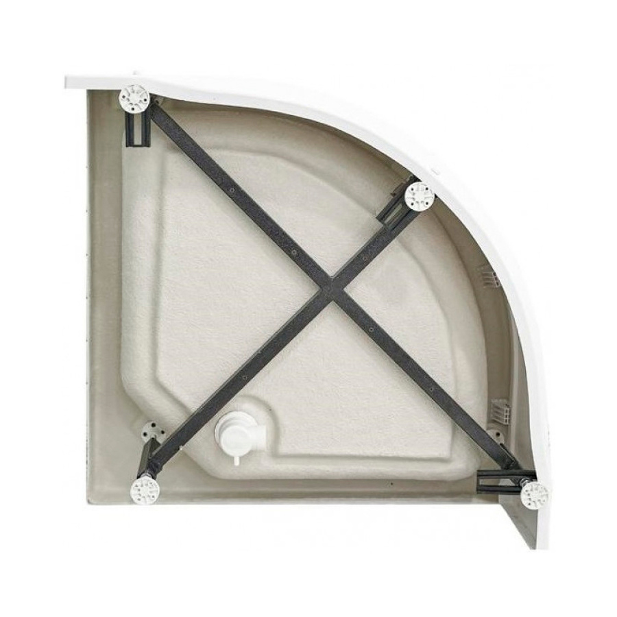 Поддон для душа Radomir 80x80 белый, с сифоном