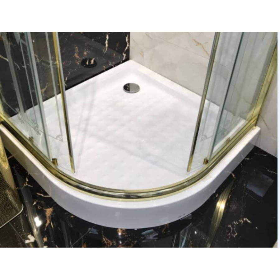 Поддон для душа Cezares Tray 100x100 белый, четверть круга, акрил, без сифона Поддон для душа Cezares Tray 100x100 белый, четверть круга, акрил, без сифона