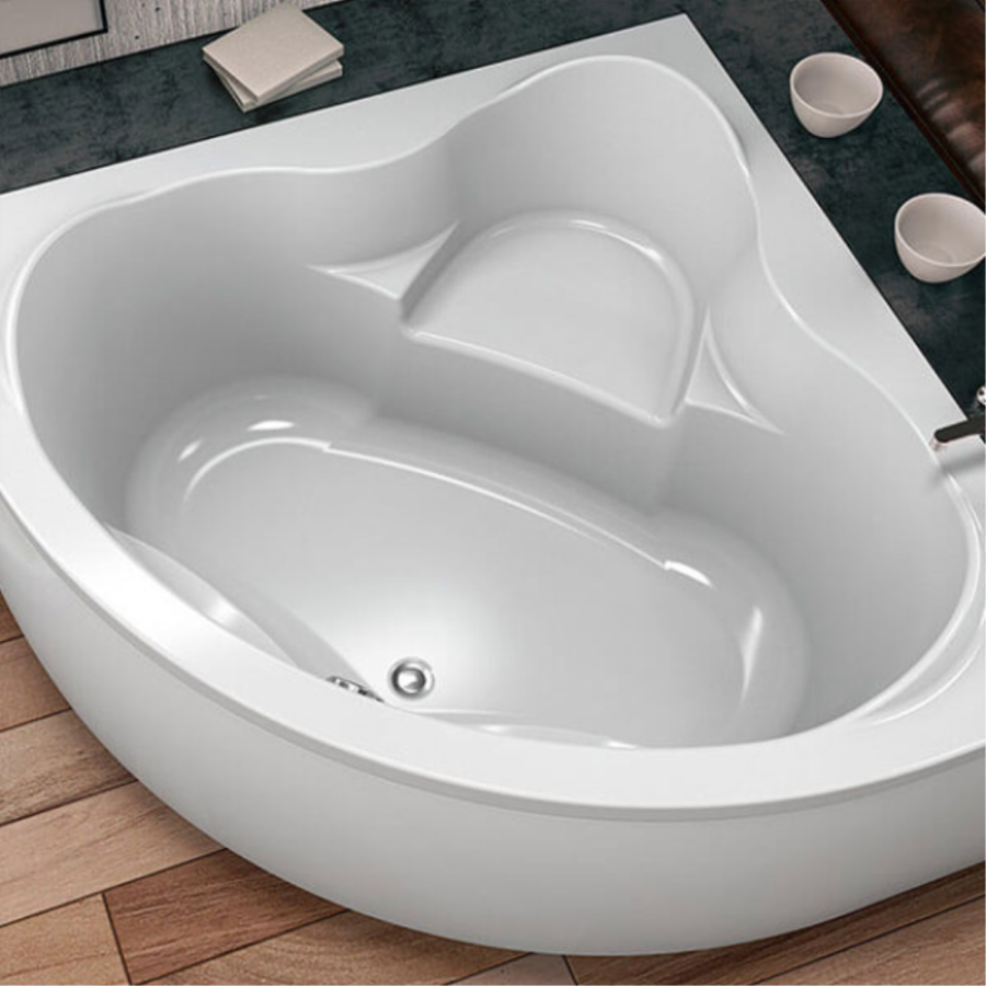 Акриловая ванна Kolpa-San Loco 150х150 белая, с каркасом, экраном и крепежом