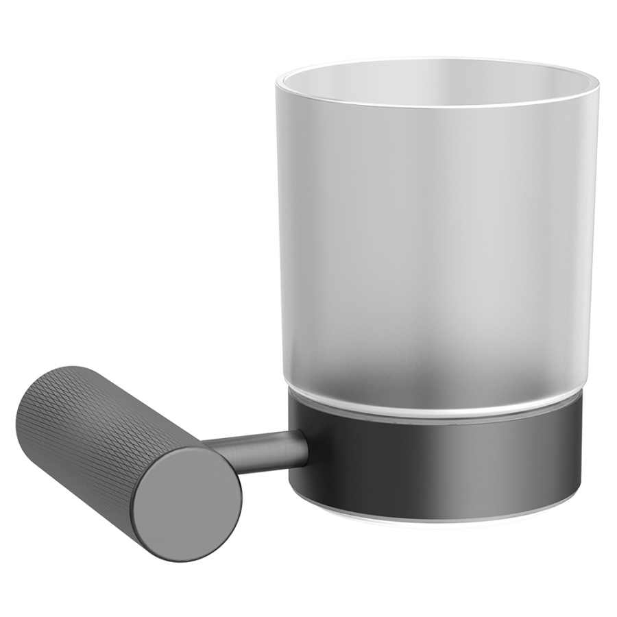 Стакан подвесной AVS Seeme, оружейная сталь