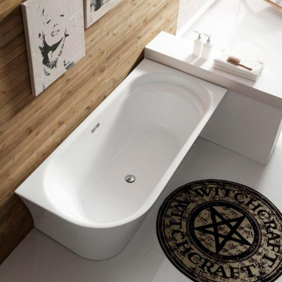 Акриловая ванна BelBagno BB410 170х80 R белая, с ножками