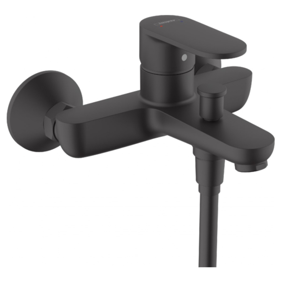Смеситель для ванны и душа Hansgrohe Vernis Blend 71440670 черный матовый