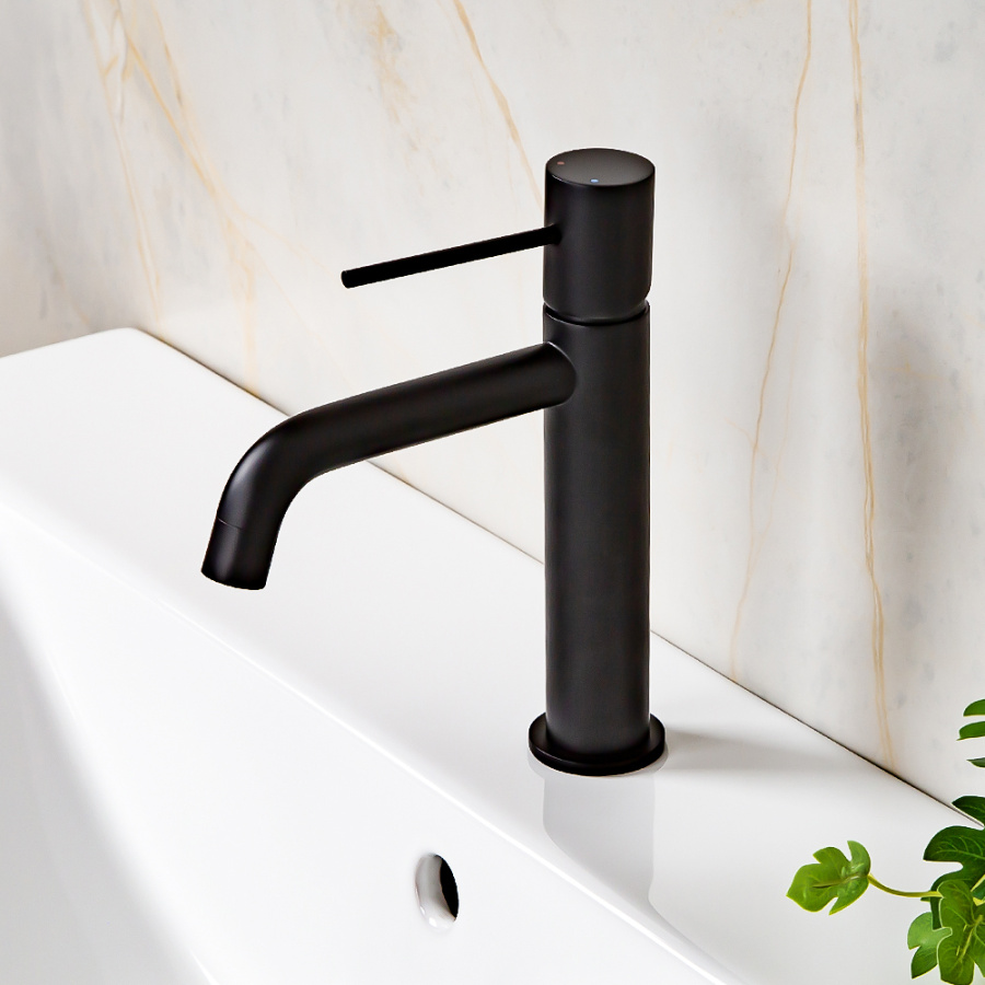 Смеситель для раковины AVS Slimmer черный матовый Смеситель для раковины AVS Slimmer черный матовый