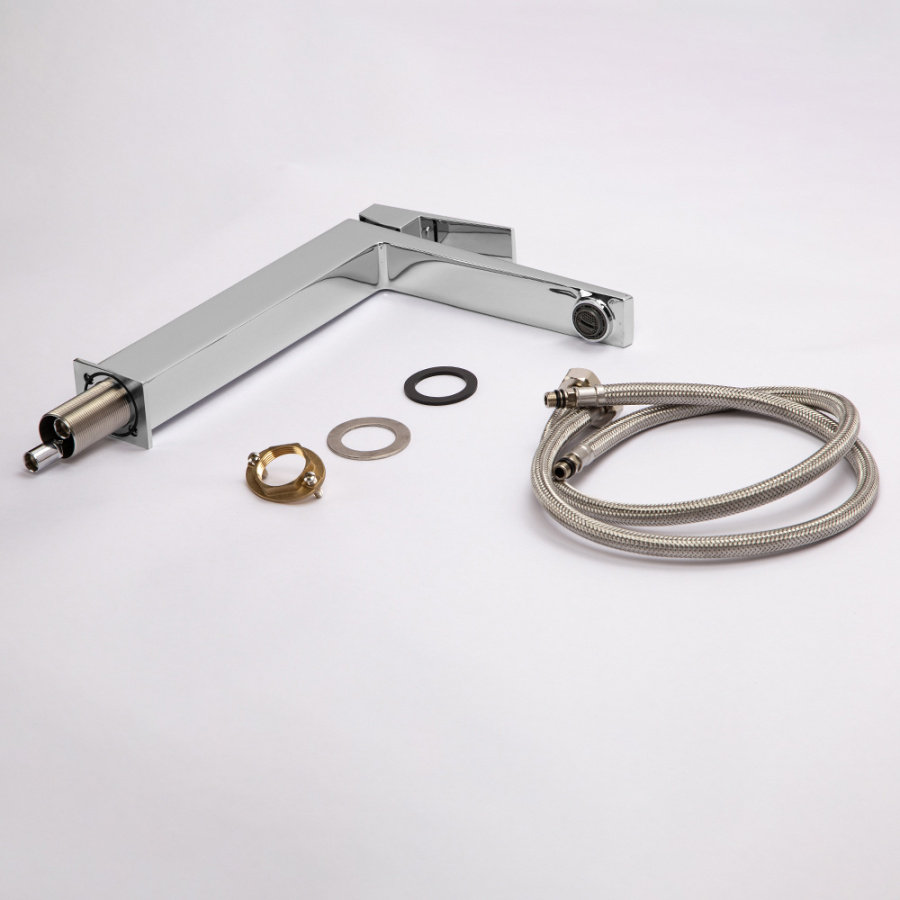 Смеситель для раковины AVS New Cube высокий, хром