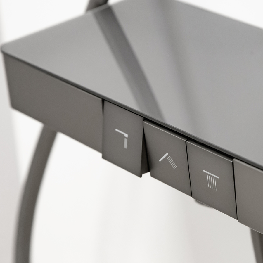 Душевая стойка AVS Torrent оружейная сталь