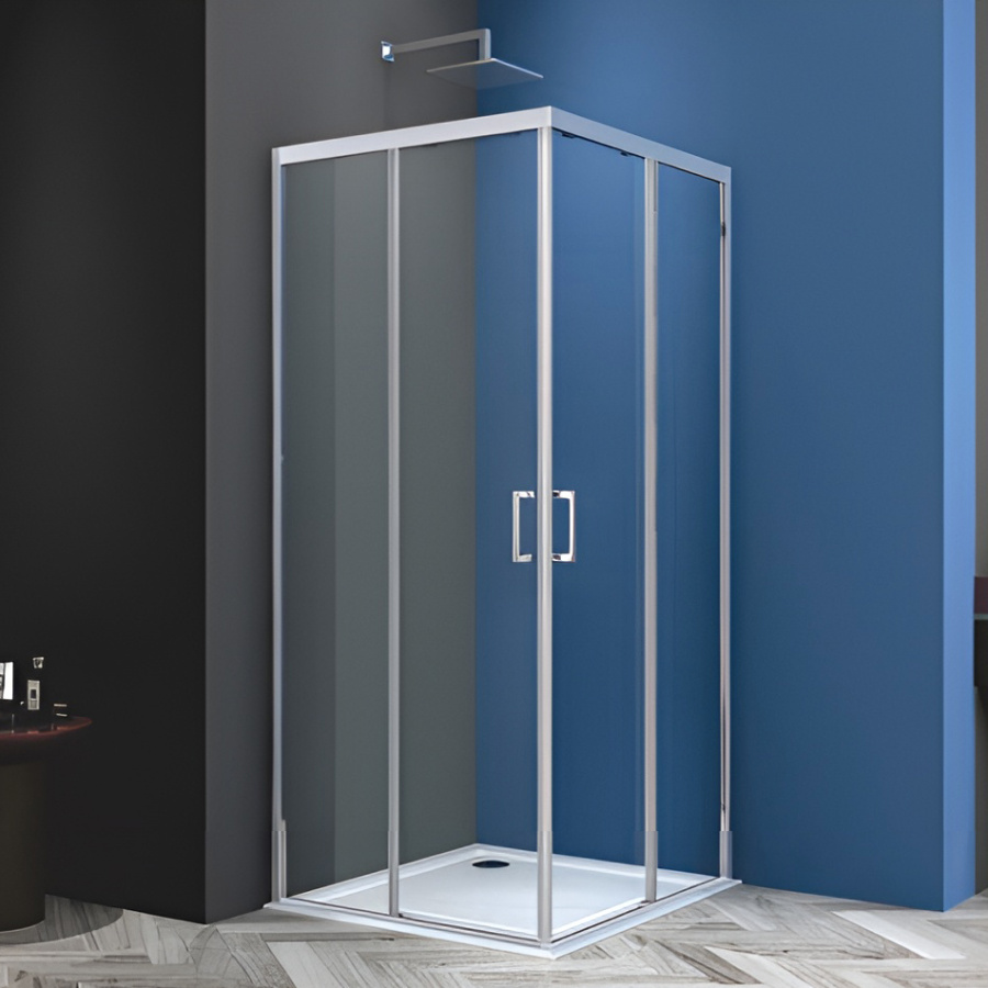 Душевой уголок AVS Куб Лайт 90x90 профиль хром, стекло прозрачное
