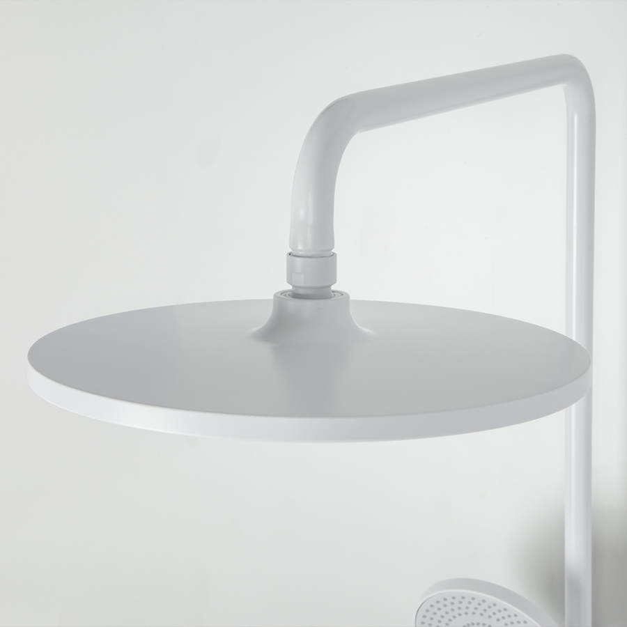 Душевая стойка AVS Slimmer белый матовый Душевая стойка AVS Slimmer белый матовый