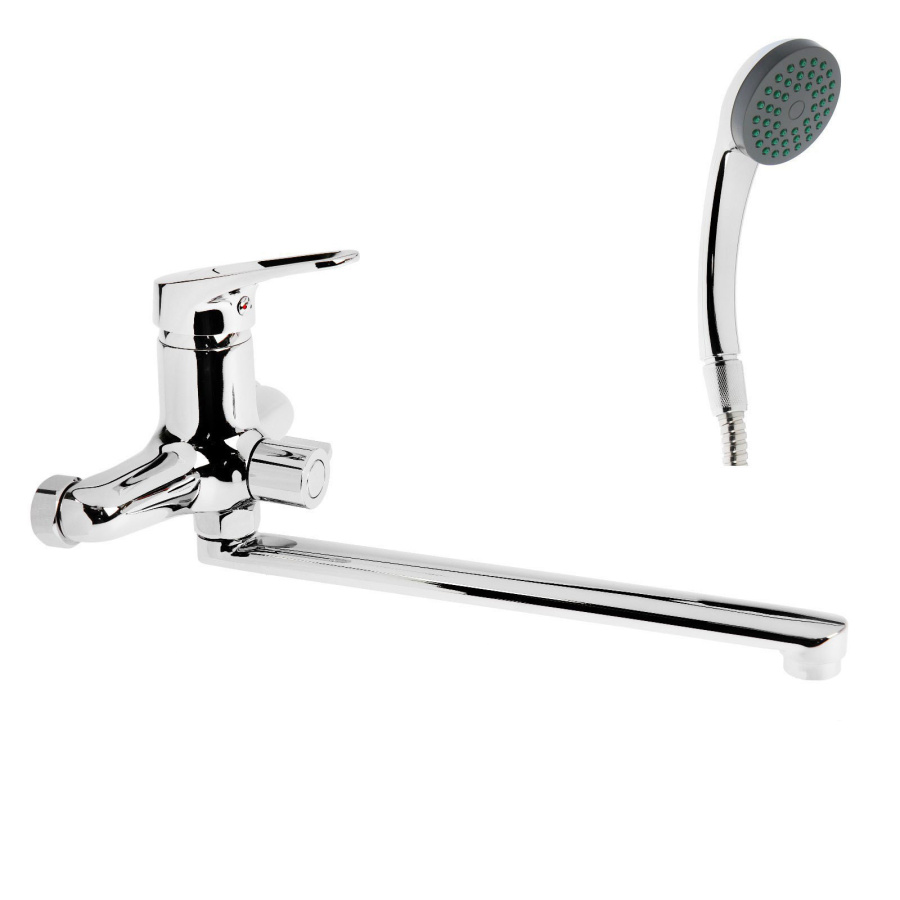 Смеситель д/ванны ДЛИН излив 300 ХРОМ Accoona