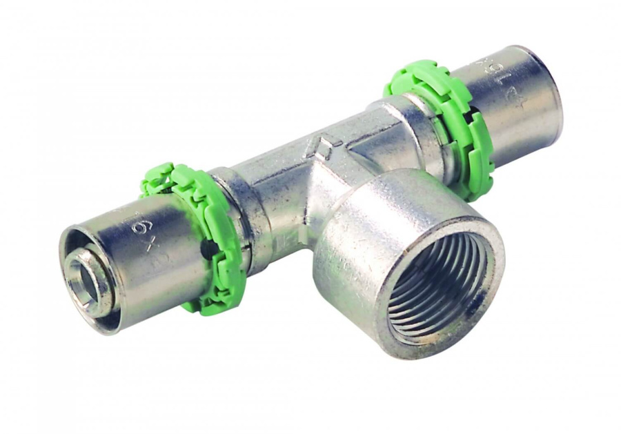 Пресс тройник с внутренней резьбой 16-1/2-16 СОМАР 7130G