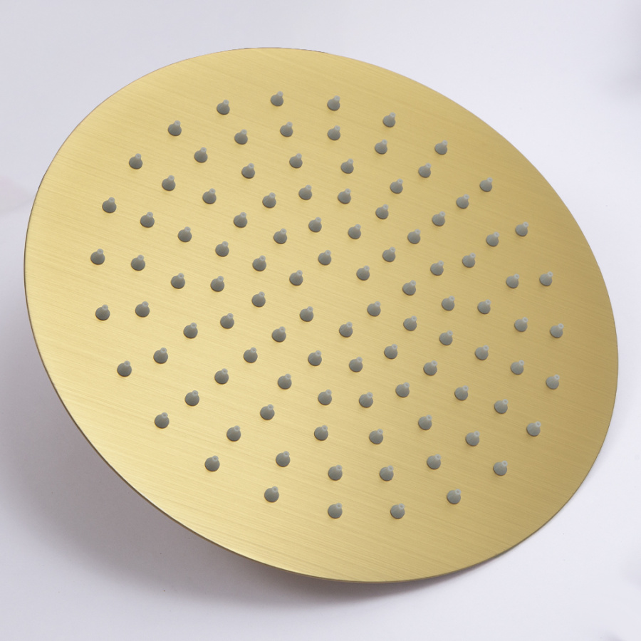 Душевой комплект AVS Luxury 3в1 круглый, брашированное золото Душевой комплект AVS Luxury 3в1 круглый, брашированное золото