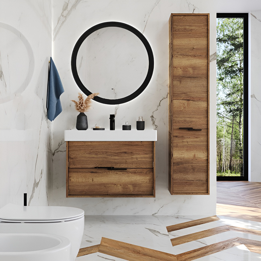 Тумба с раковиной Briz Тесо 243 03-18080-17Н 80 см Тумба с раковиной Briz Тесо 243 03-18080-17Н 80 см