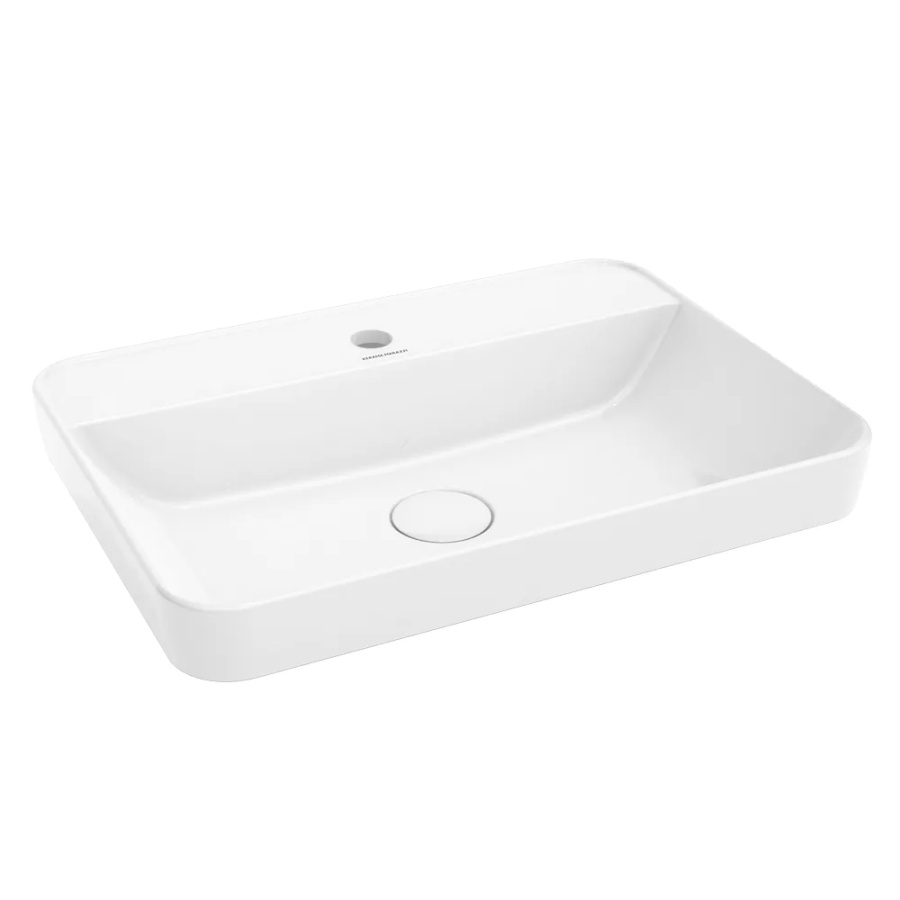 Тумба 800 2ящ Белый + столешница Про Дабл антрацит + раковина PLAZA Modern KERAMA MARAZZI