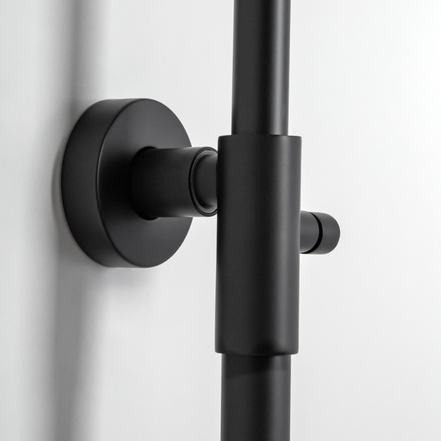 Душевая стойка AVS Cube 811-222-MB черный матовый Душевая стойка AVS Cube 811-222-MB черный матовый