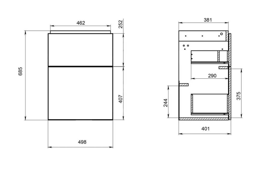 Комплект SU-SMA-CO50/Wh Тумба+UM-COM50/1 р-на+зеркало Белый/ясень SMART CERSANIT Комплект SU-SMA-CO50/Wh Тумба+UM-COM50/1 р-на+зеркало Белый/ясень SMART CERSANIT
