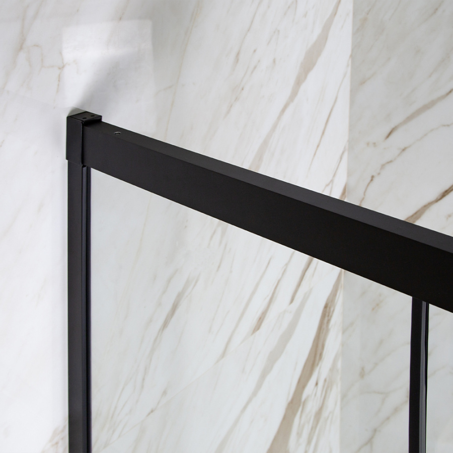 Шторка на ванну AVS Перла 100 L профиль черный матовый, стекло прозрачное Шторка на ванну AVS Перла 100 L профиль черный матовый, стекло прозрачное