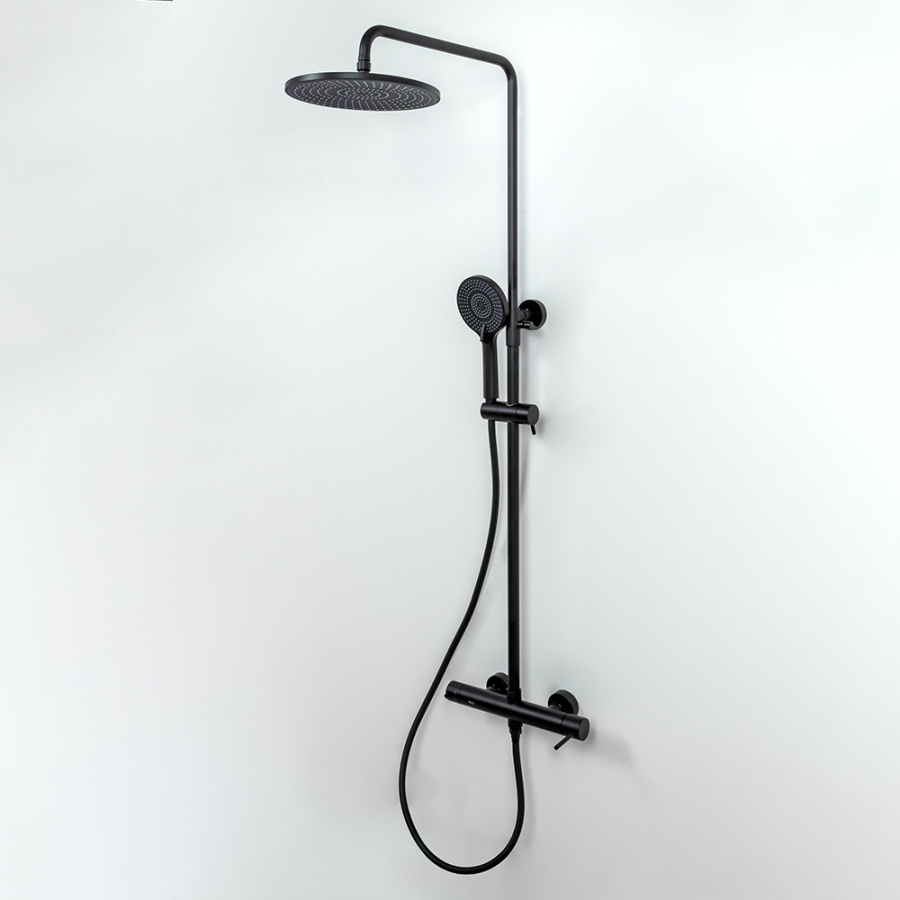 Душевая стойка AVS Slimmer 811-151-MB черный матовый Душевая стойка AVS Slimmer 811-151-MB черный матовый