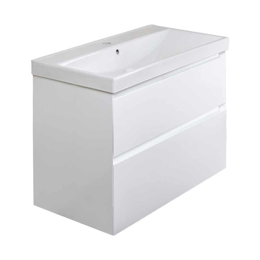 Тумба с раковиной AVS Гармония 80 белая (раковина 02 белая глянцевая) Тумба с раковиной AVS Гармония 80 белая (раковина 02 белая глянцевая)