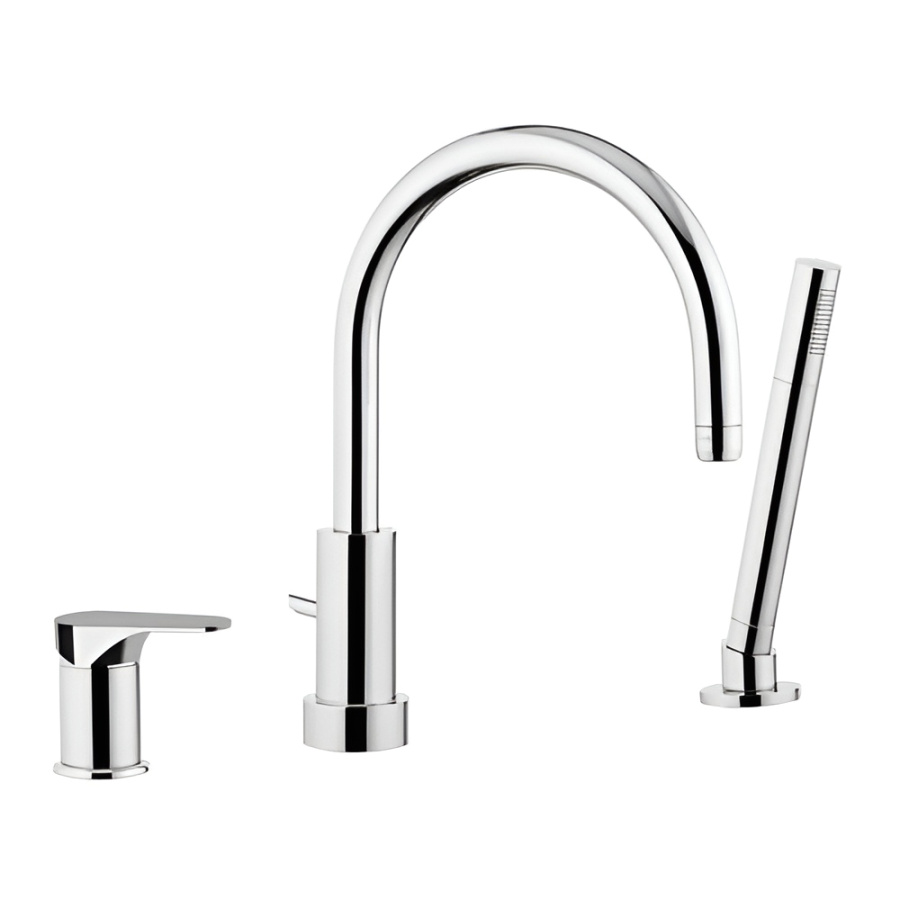 Смеситель на борт ванны Remer Class Line L07 хром