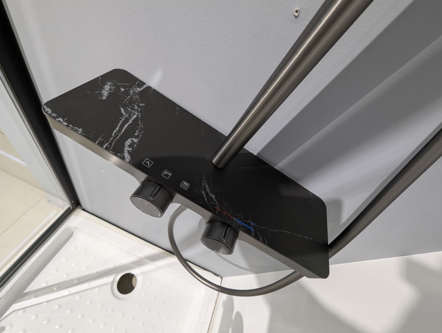 Душевая стойка Maxonor Pure Life Pleasure PL2486-9 пепельный/мрамор Душевая стойка Maxonor Pure Life Pleasure PL2486-9 пепельный/мрамор