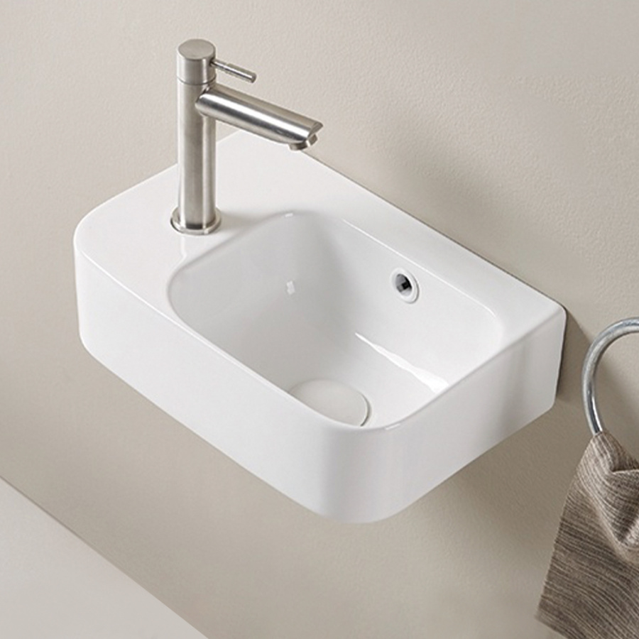 Рукомойник AVS Грэйс 37x25 R, белый