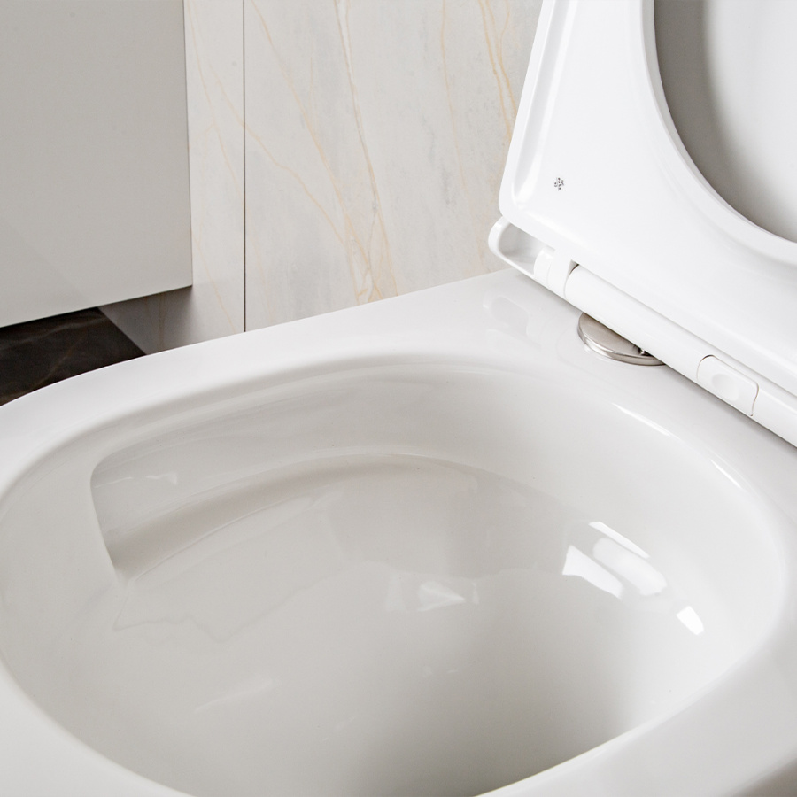 Унитаз подвесной AVS Атлант безободковый, белый Унитаз подвесной AVS Атлант безободковый, белый