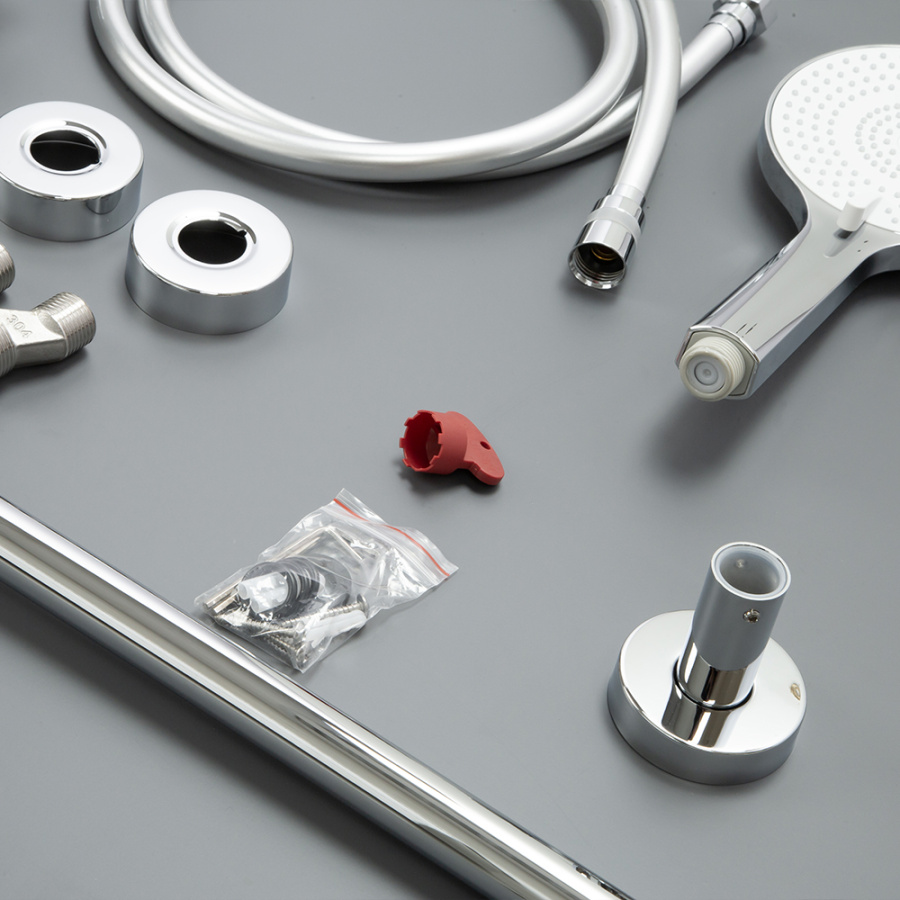 Душевая стойка с изливом AVS Elegant хром Душевая стойка с изливом AVS Elegant хром