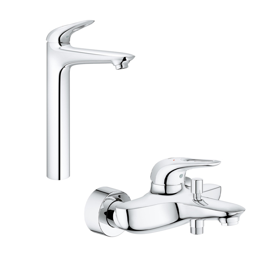 Комплект смесителей GROHE Eurostyle 23570003+33591003 хром Комплект смесителей GROHE Eurostyle 23570003+33591003 хром