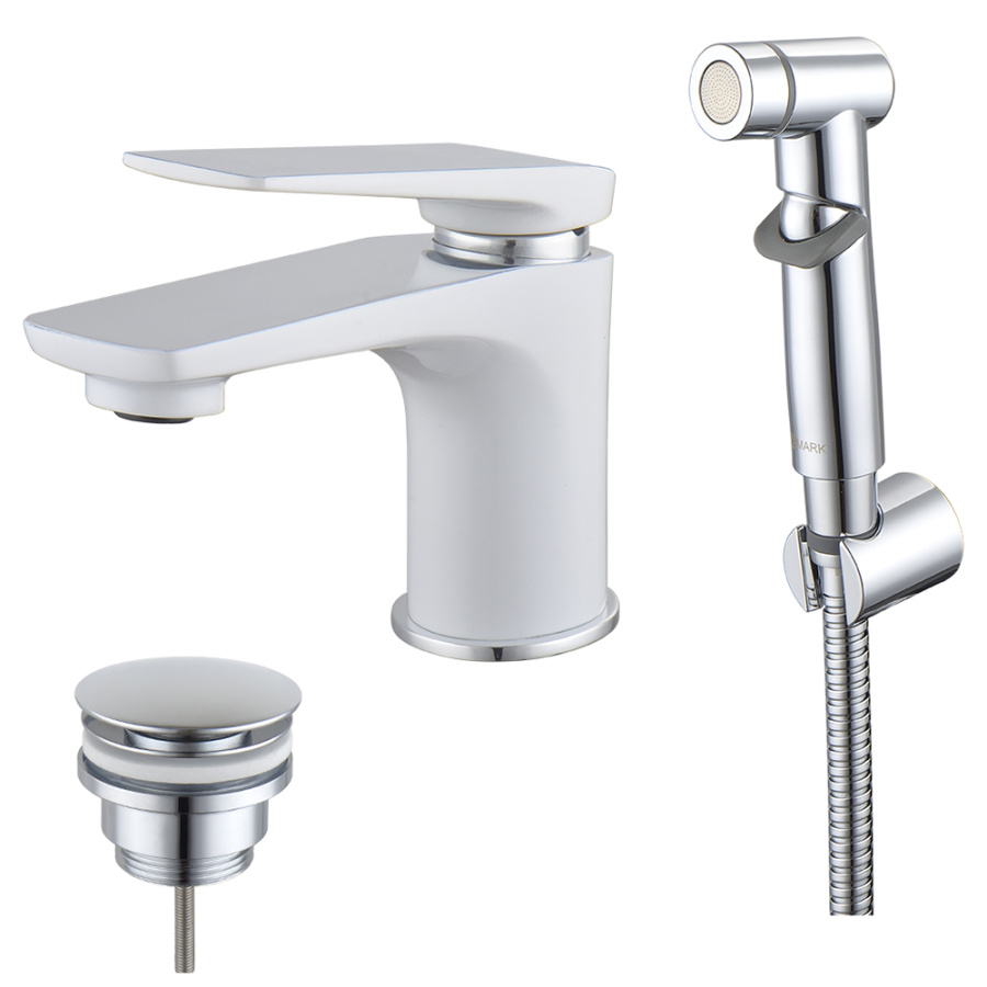 Смеситель для раковины с гигиеническим душем Lemark Allegro LM5916CW хром