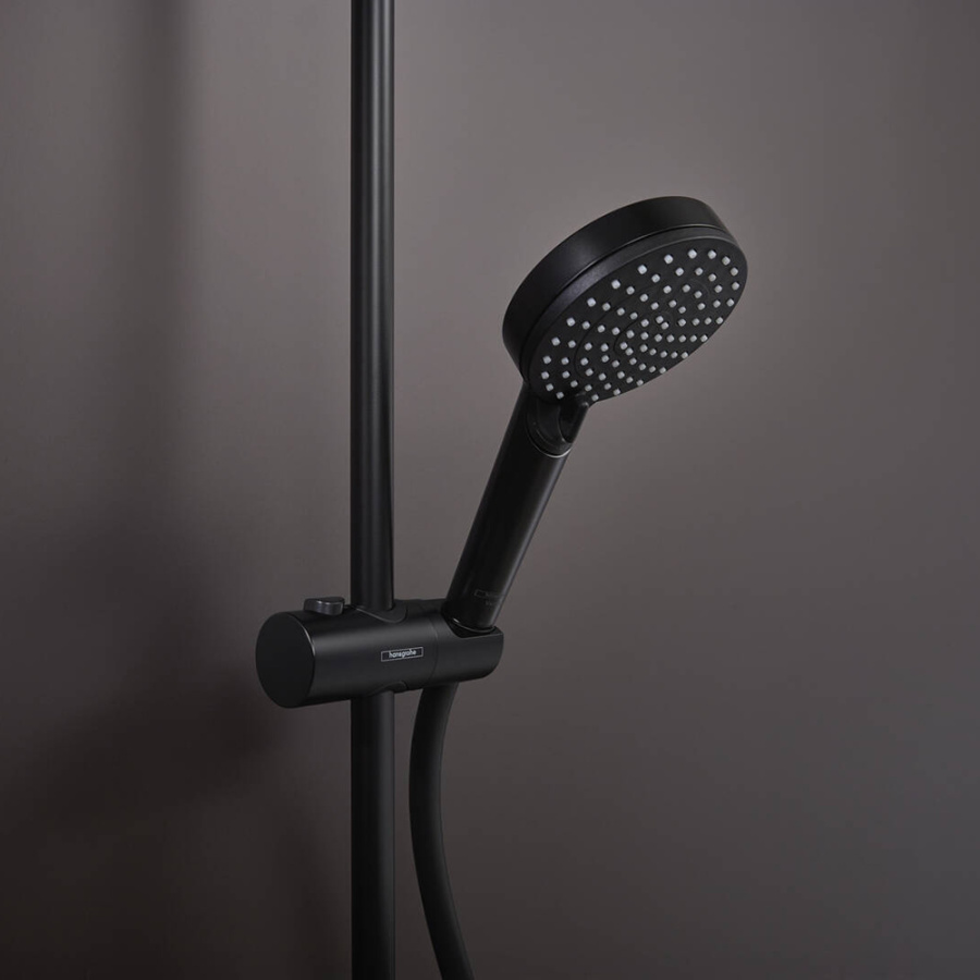 Душевая стойка Hansgrohe Vernis Blend 26276670 черный матовый Душевая стойка Hansgrohe Vernis Blend 26276670 черный матовый