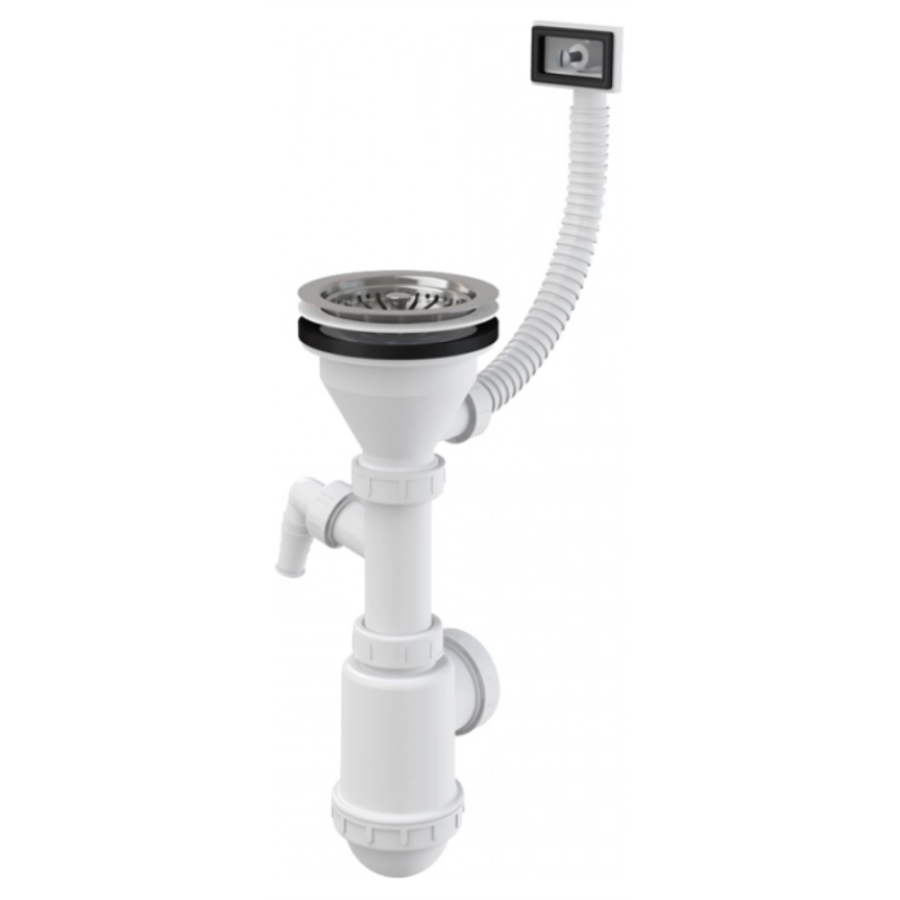 Сифон для мойки d115 ALCAPLAST A447P-DN50/40 