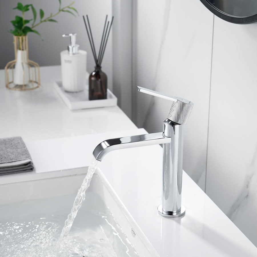 Смеситель для раковины Maxonor Beauty PL1084 хром матовый