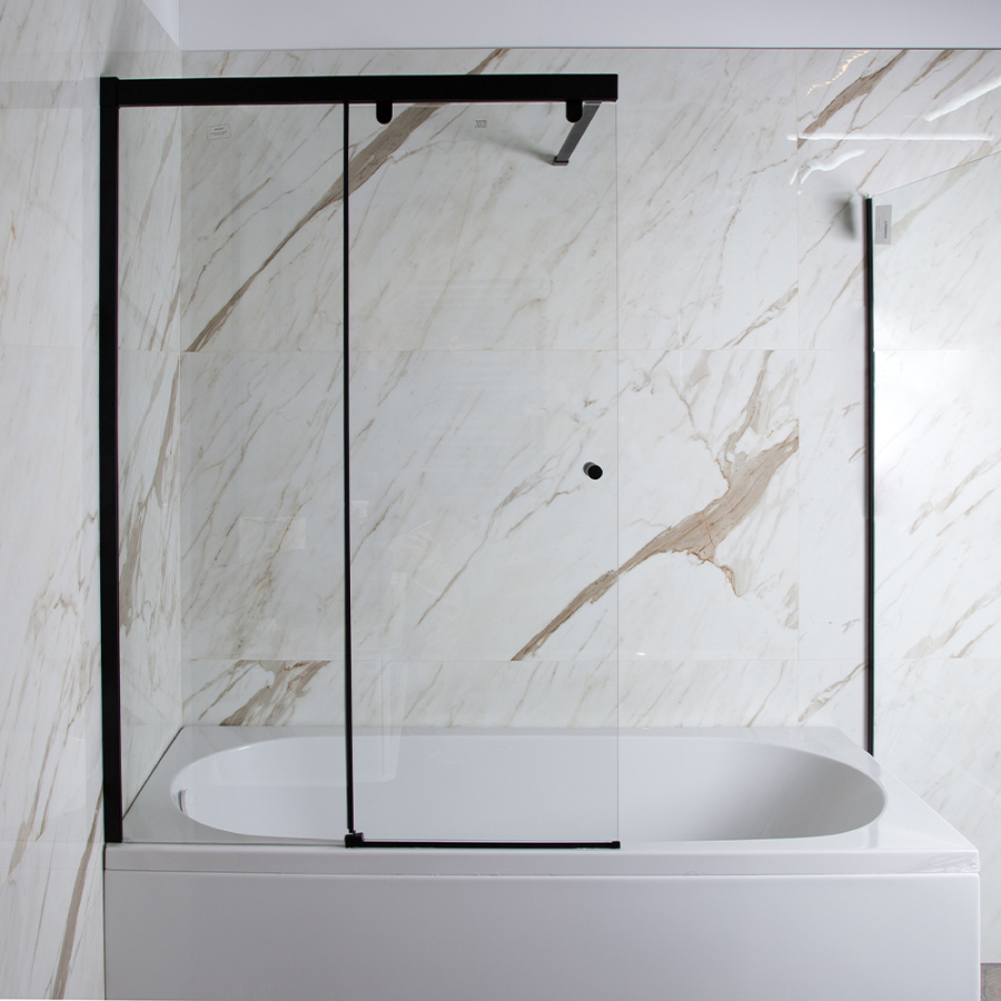 Шторка на ванну AVS Перла 100 L профиль черный матовый, стекло прозрачное Шторка на ванну AVS Перла 100 L профиль черный матовый, стекло прозрачное