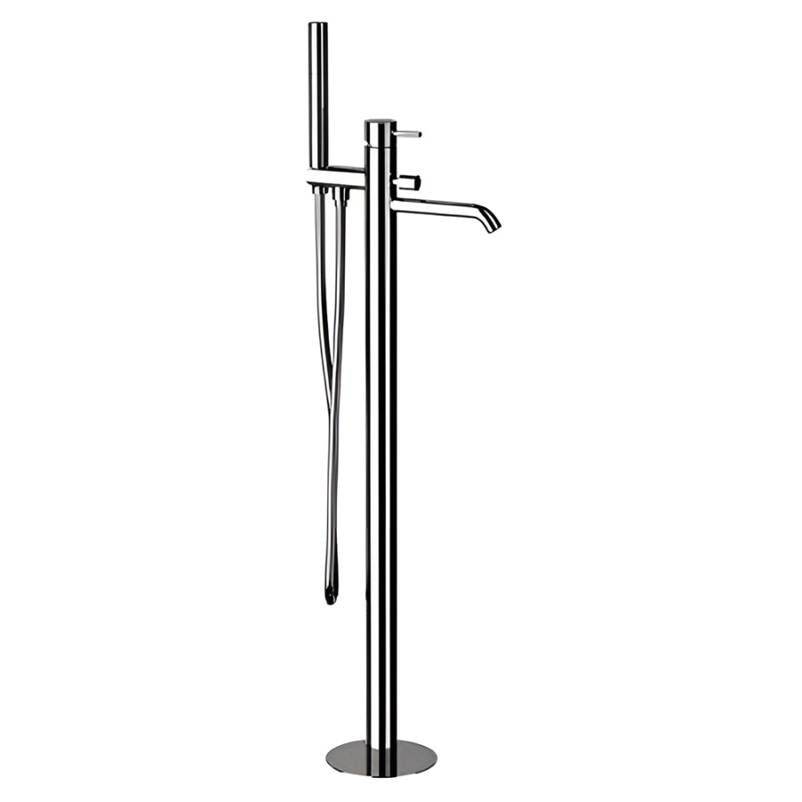 Смеситель для ваны с душем Remer X-Style X08 напольный, хром