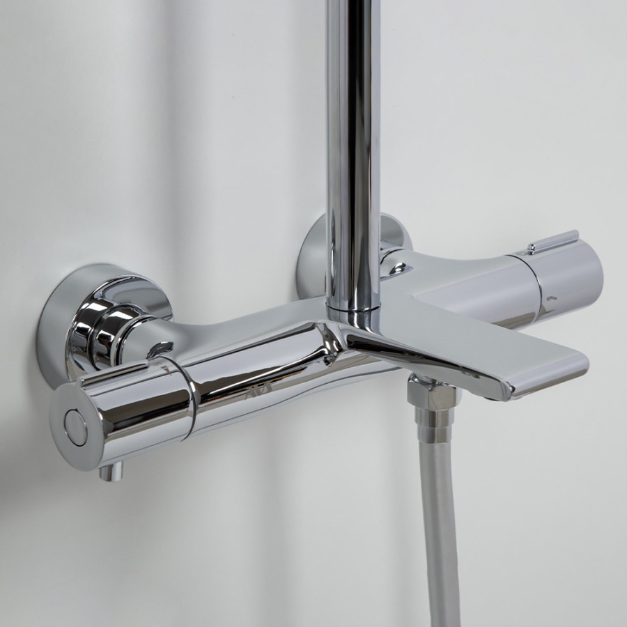 Душевая стойка с изливом AVS Elegant хром Душевая стойка с изливом AVS Elegant хром