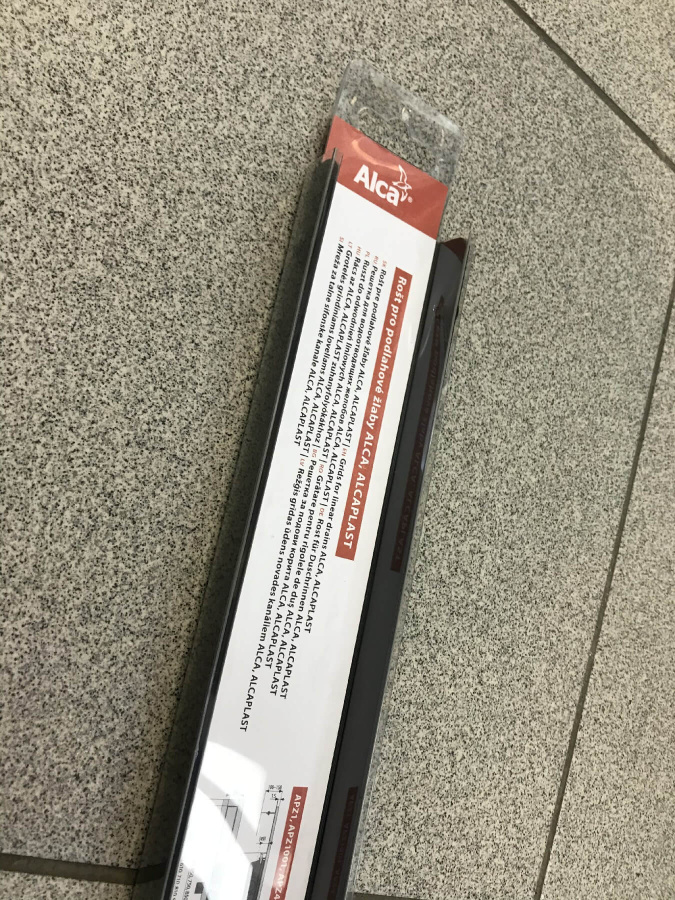 Решетка 750-PURE M черная матовая для APZ1 AlcaPlast Решетка 750-PURE M черная матовая для APZ1 AlcaPlast