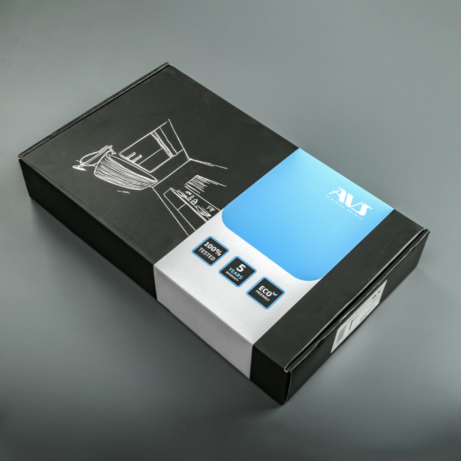 Смеситель для раковины AVS Pulse высокий, оружейная сталь Смеситель для раковины AVS Pulse высокий, оружейная сталь