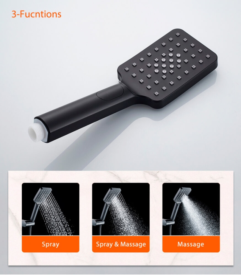 Смеситель универсальный Accoona H124F A71124F черный матовый Смеситель универсальный Accoona H124F A71124F черный матовый