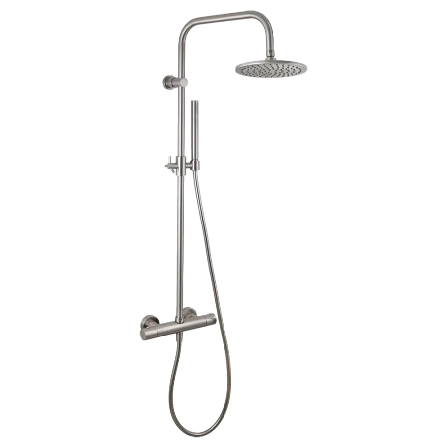 Душевая стойка Remer Elegance EQ32X7MMM20NPO брашированный никель