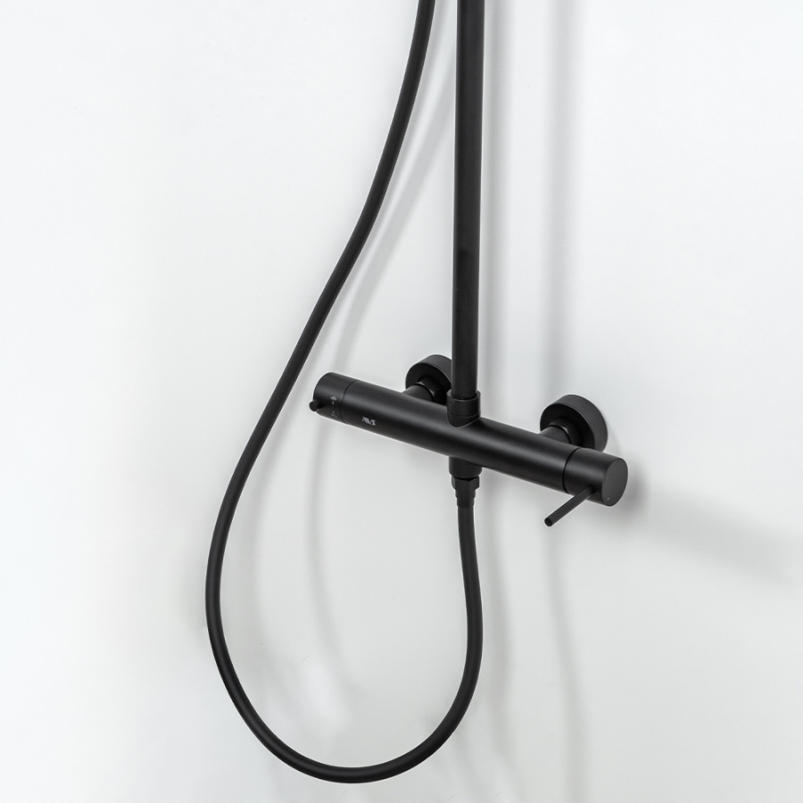 Душевая стойка AVS Slimmer 811-151-MB черный матовый Душевая стойка AVS Slimmer 811-151-MB черный матовый