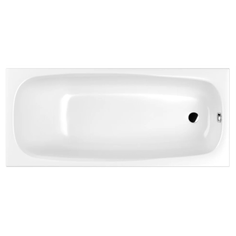 Акриловая ванна Whitecross Layla 170х75 белая, без каркаса