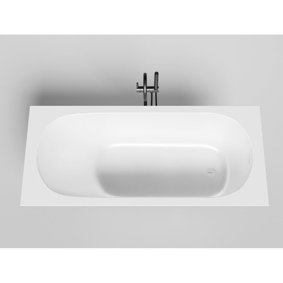 Ванна из искусственного камня Salini Ornella KIT S-Sense 170x75 белая матовая, с ножками Ванна из искусственного камня Salini Ornella KIT S-Sense 170x75 белая матовая, с ножками