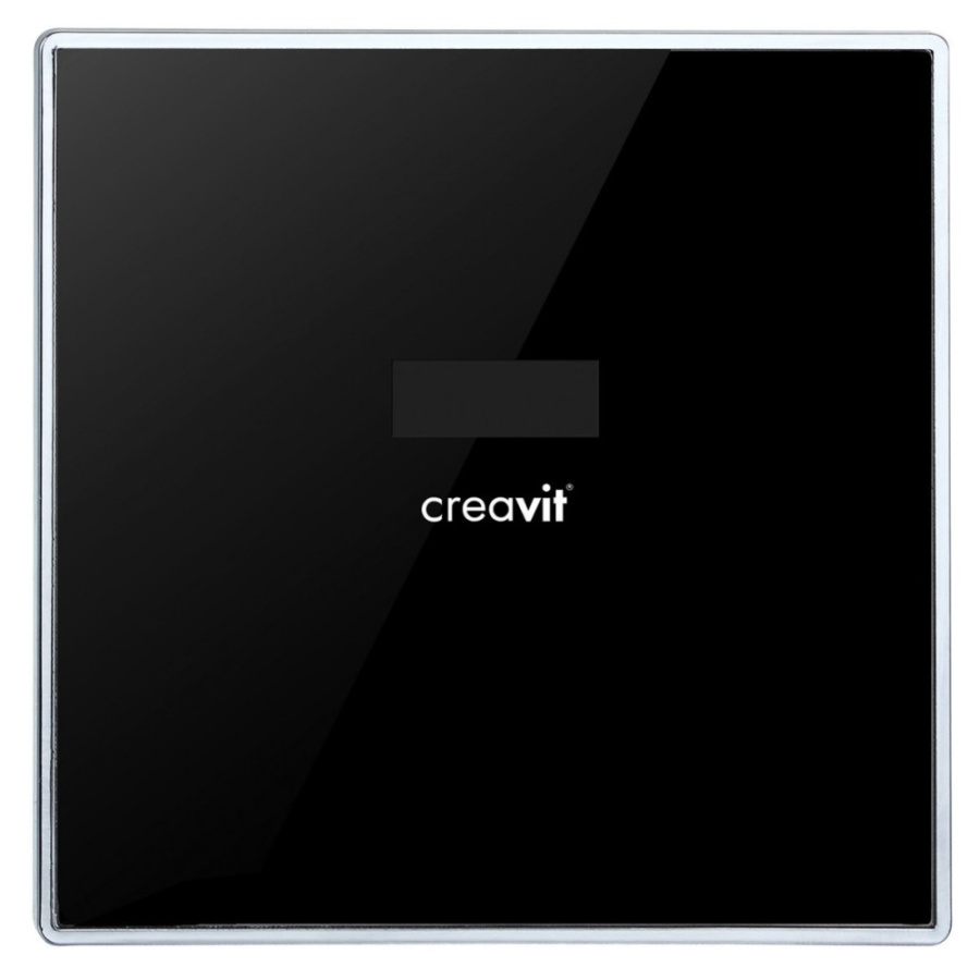 Смывное устройство для писсуара Creavit ES4810 черный/хром Смывное устройство для писсуара Creavit ES4810 черный/хром