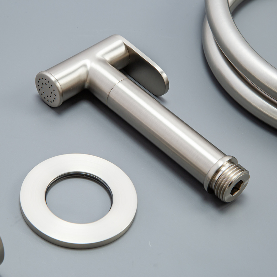 Гигиенический душ со смесителем AVS Elegant брашированный никель Гигиенический душ со смесителем AVS Elegant брашированный никель