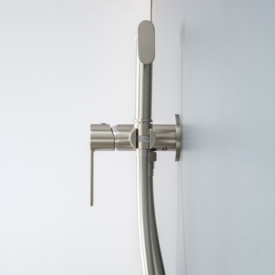 Гигиенический душ со смесителем AVS Elegant брашированный никель Гигиенический душ со смесителем AVS Elegant брашированный никель